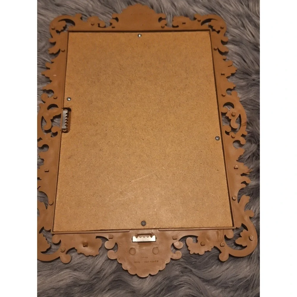 Vintage Ornate Gold Victorian Gothic Mirror